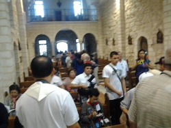 Inside the Wedding Church, Cana in Galilee
