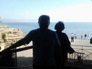 See of Galilee at the back