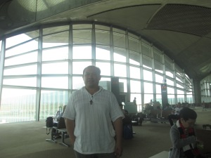 Me at the Pre-Departure Area of Queen Alia International Airport, Amman Jordan